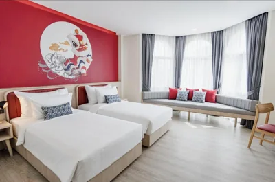 Chambre lits jumeaux Deluxe — Hotel Midtown Ratsada